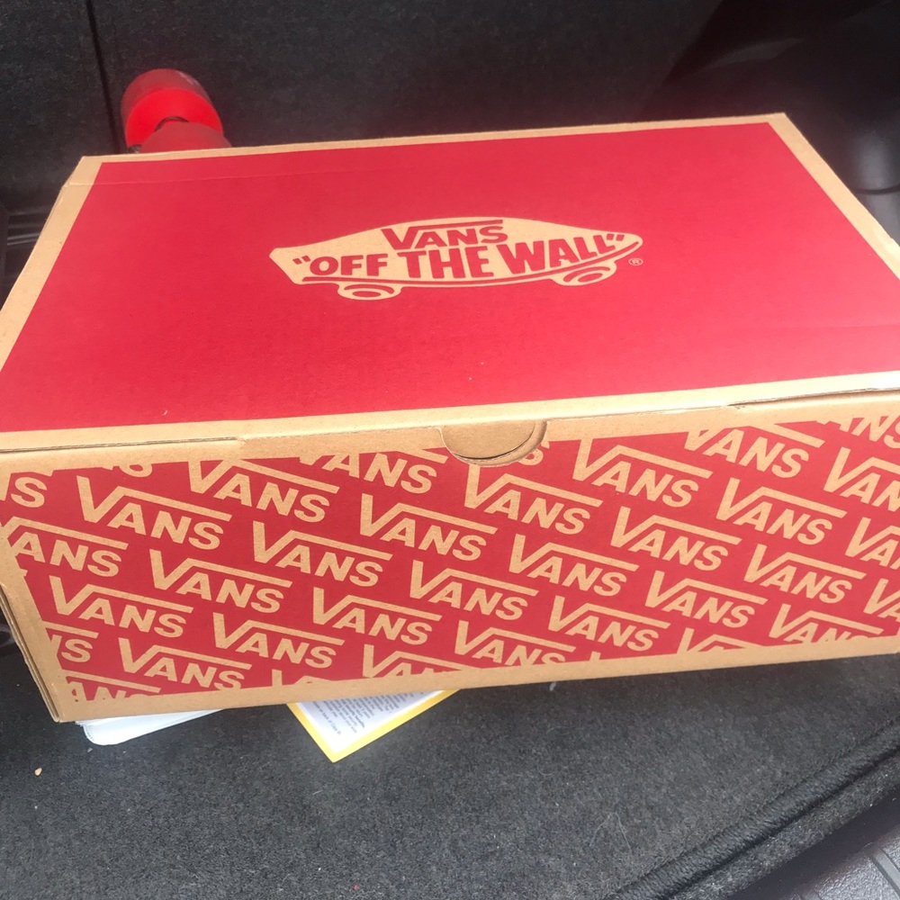 Red high top vans